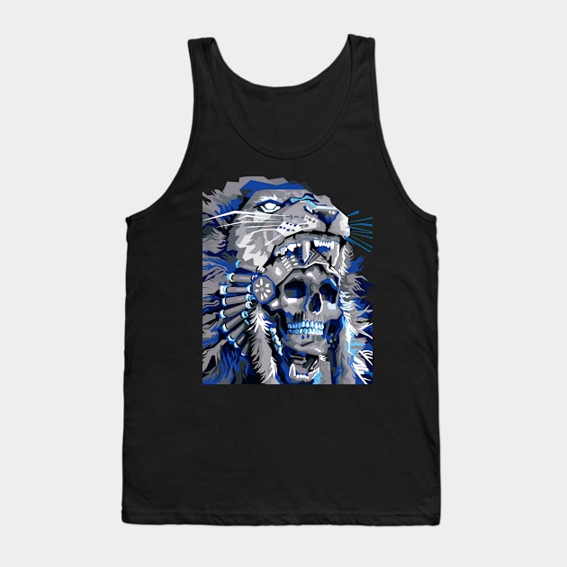 Indian skull Tank Top by Danwpap2